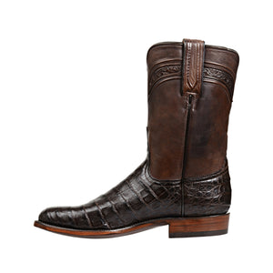 Lucchese Men's Crocodile Roper Boots