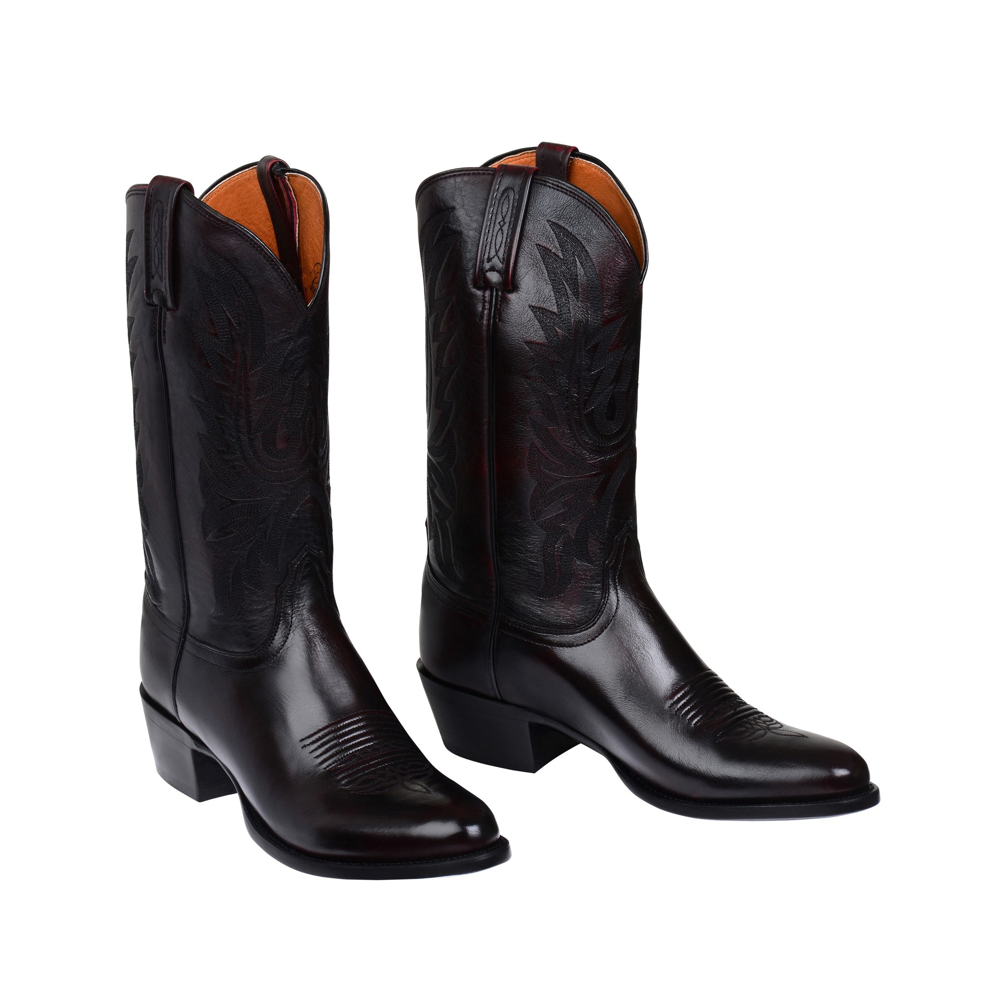 lucchese black cherry boot polish