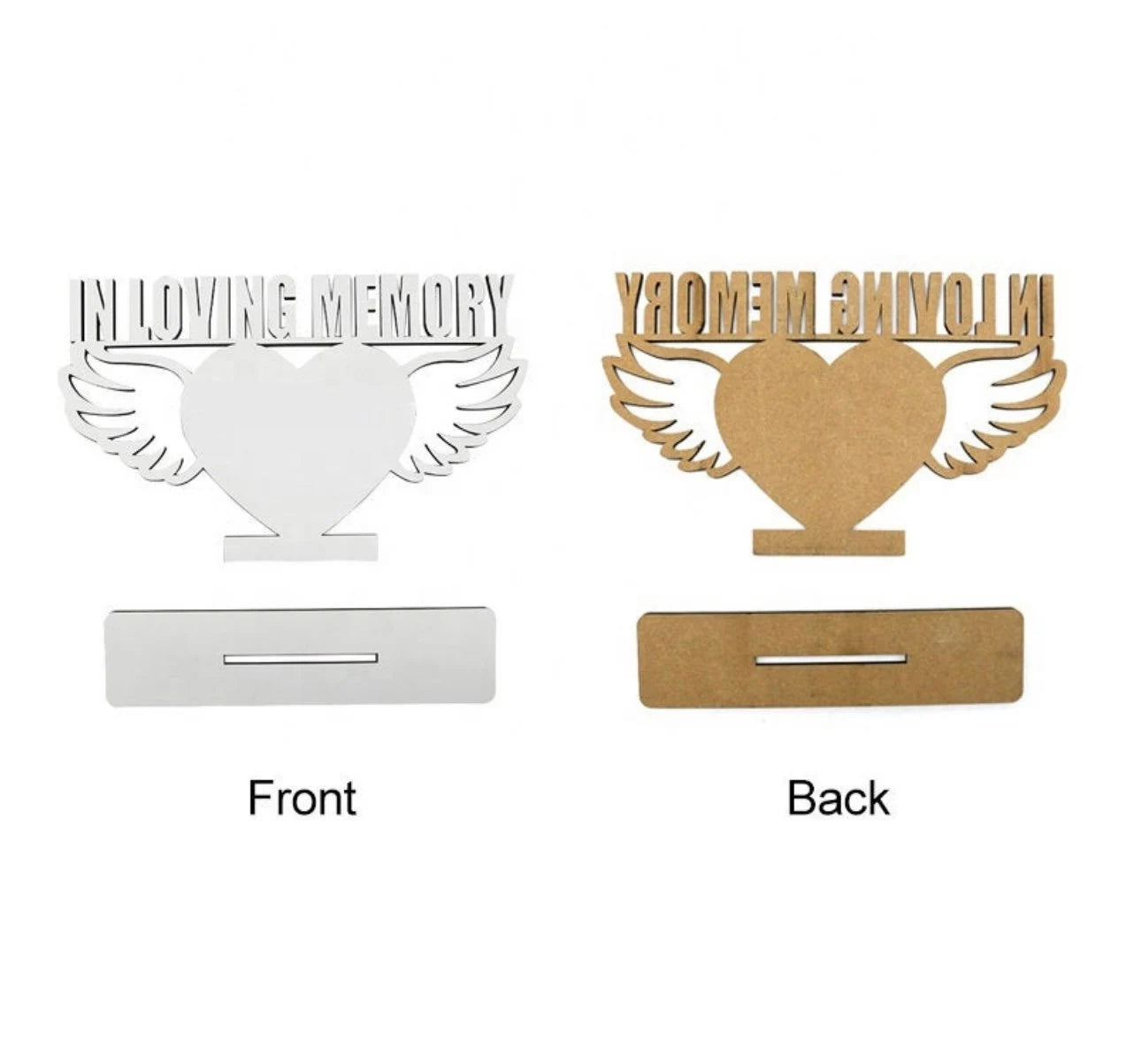 Sublimation Blank MDF In Loving Memory