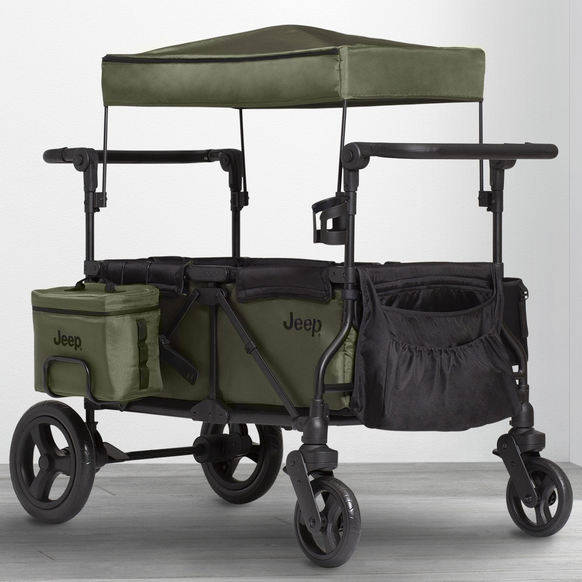 Jeep Deluxe Wrangler Wagon Stroller with Cooler Bag and Parent Organiz | Delta  Children