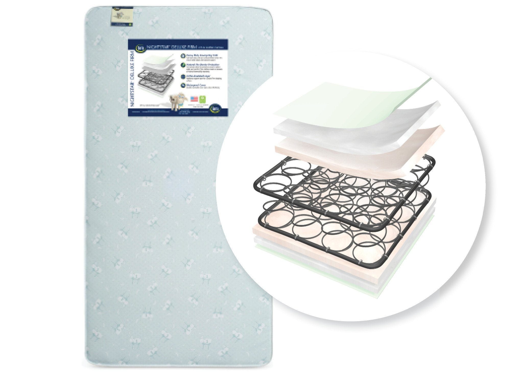 serta perfect balance deluxe firm crib mattress