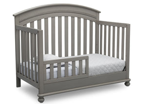 Delta Children Storm (161) Aden 4-in-1 Convertible Crib (W337550) Toddler Bed Conversion, b4b