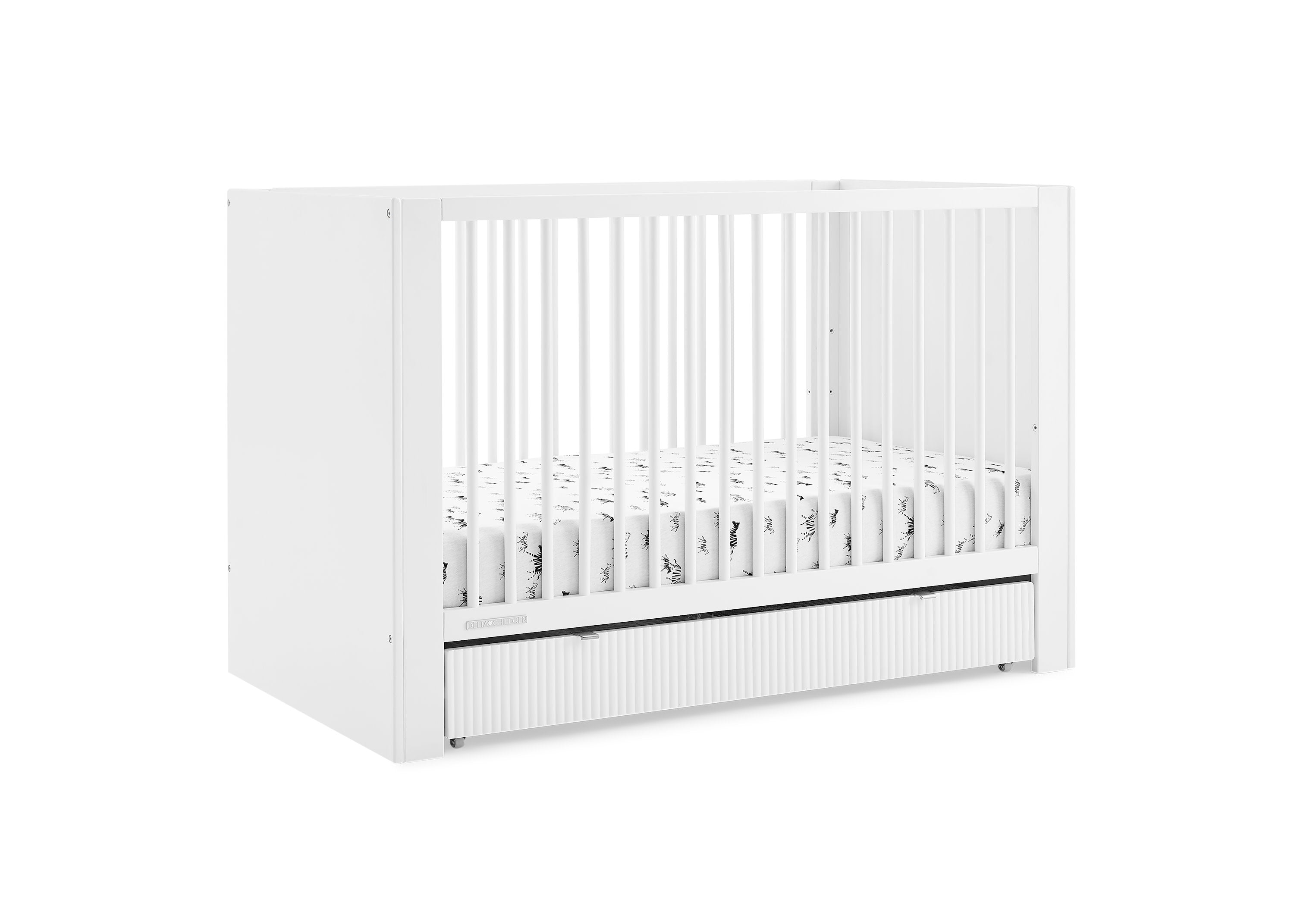 Cassie 4-in-1 Convertible Crib with Underdrawer - Delta Children