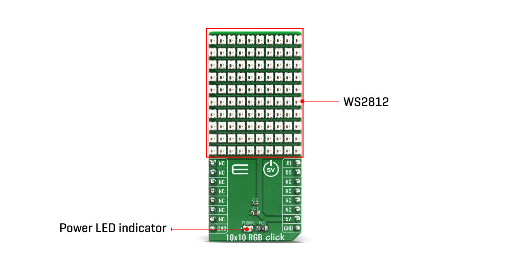 10x10 RGB Click Board™