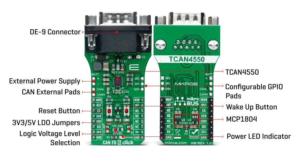 CAN FD 6 Click Board™