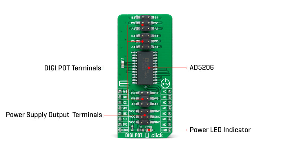 DIGI Pot 8 Click Board™