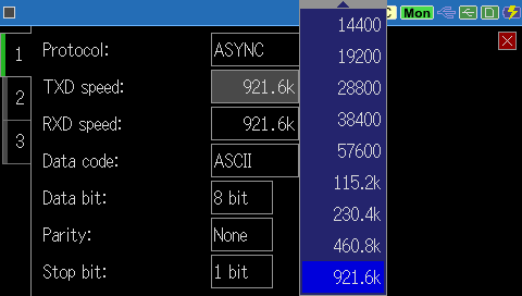 Lineeye-LE-3500XR Communications Speed Setting - Debug Store UK