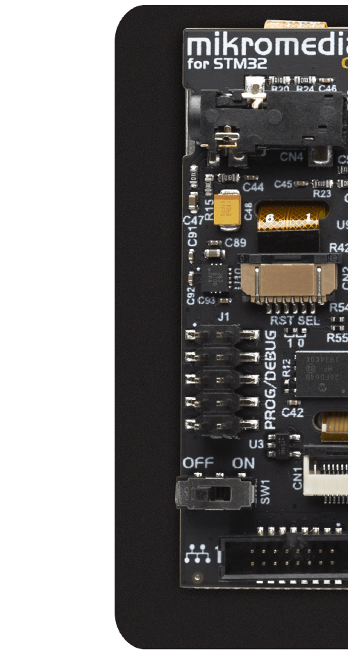 MikroMedia 3 for STM32F2 Capacitive FPI with Bezel - MIKROE-4312 - Sound Connectivity
