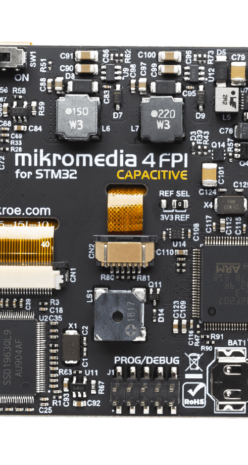 MikroMedia 3 for STM32F2 Capacitive FPI with Frame - MIKROE-4315 - Power Supply