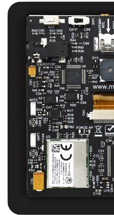 MikroMedia 5 for STM32F2 Capacitive FPI with Frame - MIKROE-4317 - Sound Connectivity