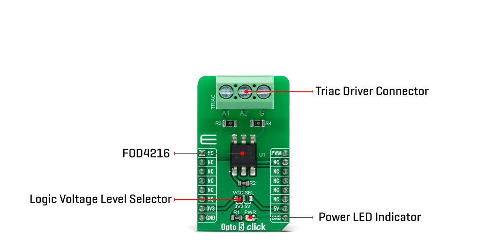 Opto 5 Click Board™