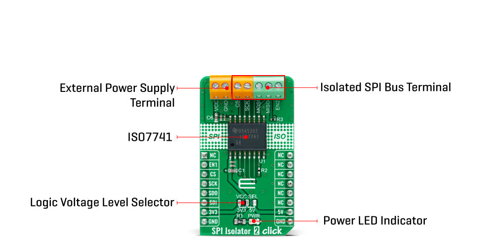 SPI Isolator 2 Click Board™