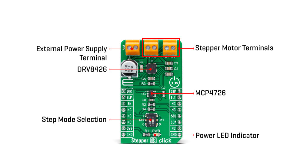 Stepper 18 Click Board™