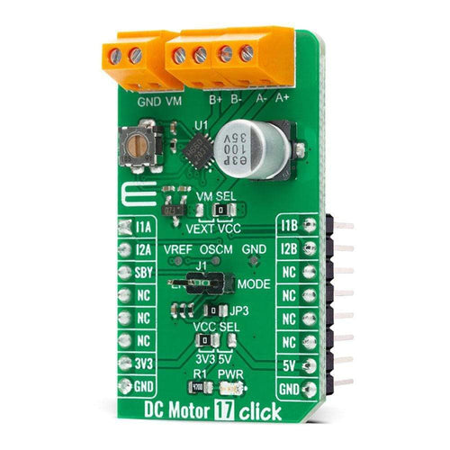 Mikroelektronika d.o.o. Click Board MIKROE-4454 DC Motor 17 Click Board™ - The Debug Store UK
