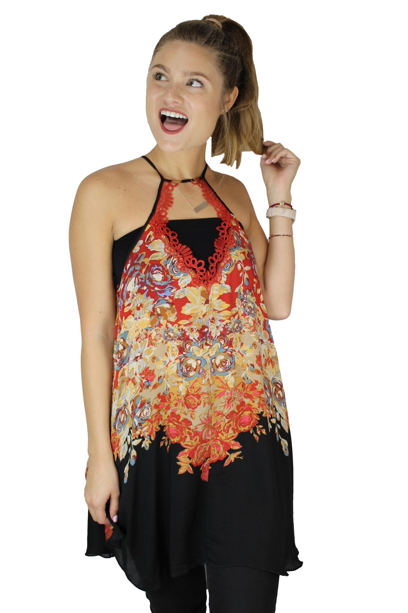 Floral Haze Printed Mini