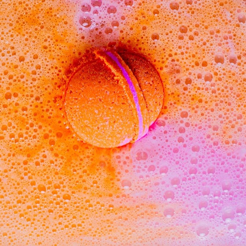 Melody Bath Bomb in Orange Sorbet