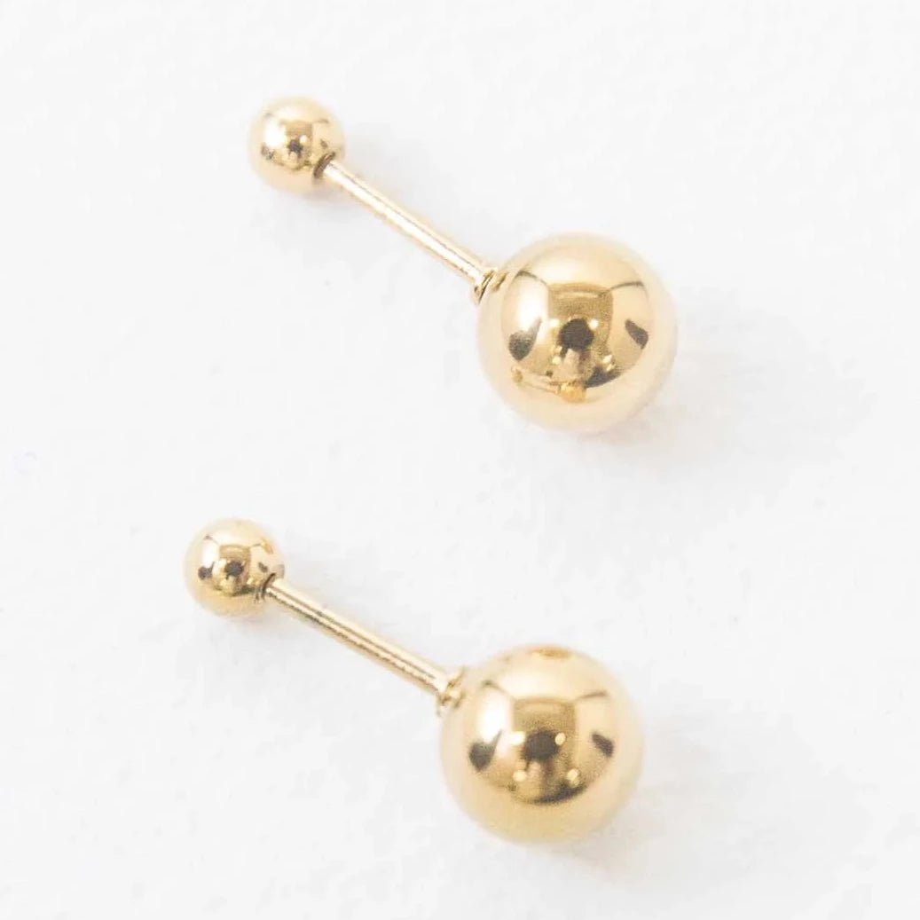 Ball Stud Earrings