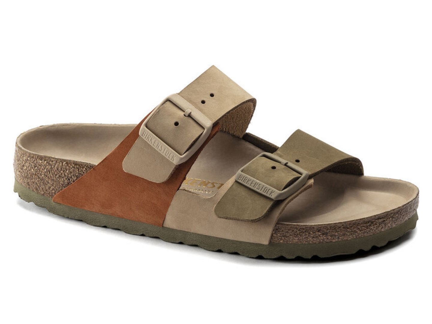 Birkenstock: Arizona Split Sandcastle & Faded Khaki