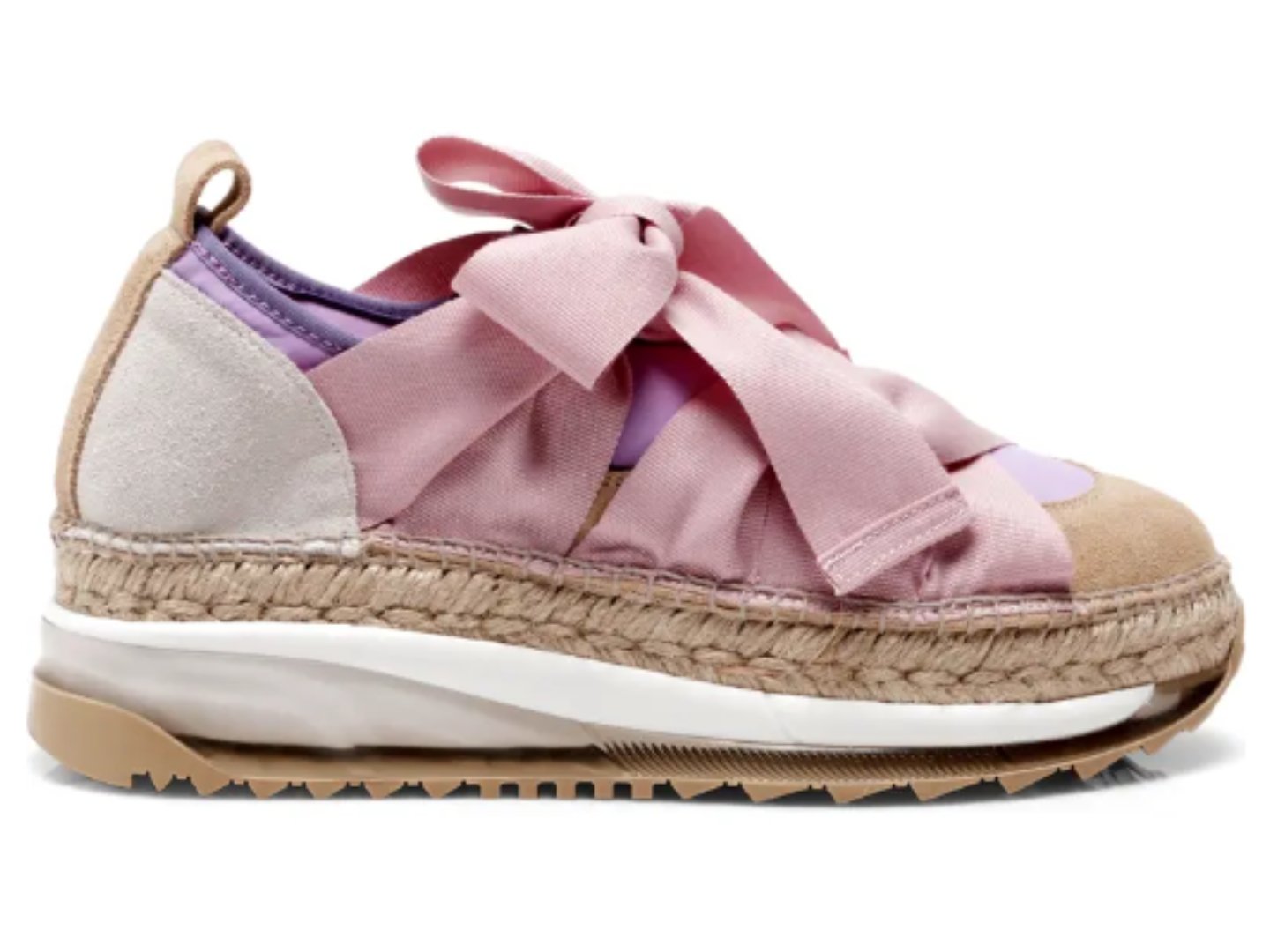 Free People: Chapmin Espadrille Sneaker in Beige Orchid