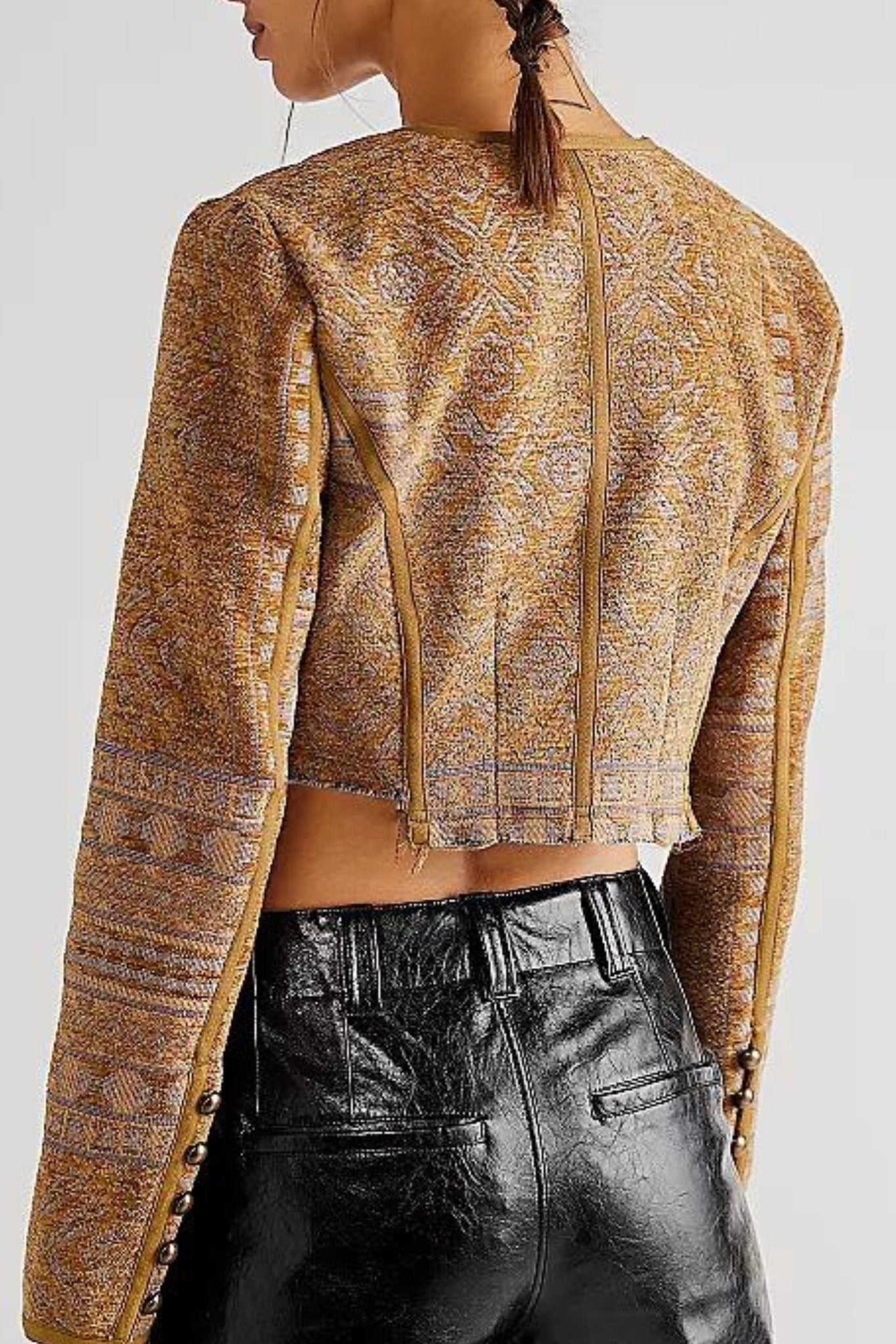 Free People: Juliette Cropped Jacket