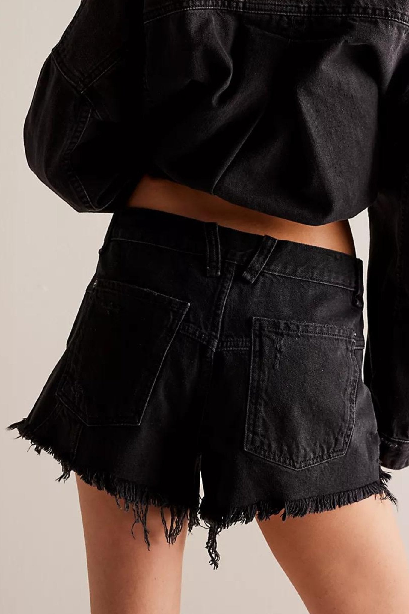 Free People: Now or Never Denim Short in Zodiac