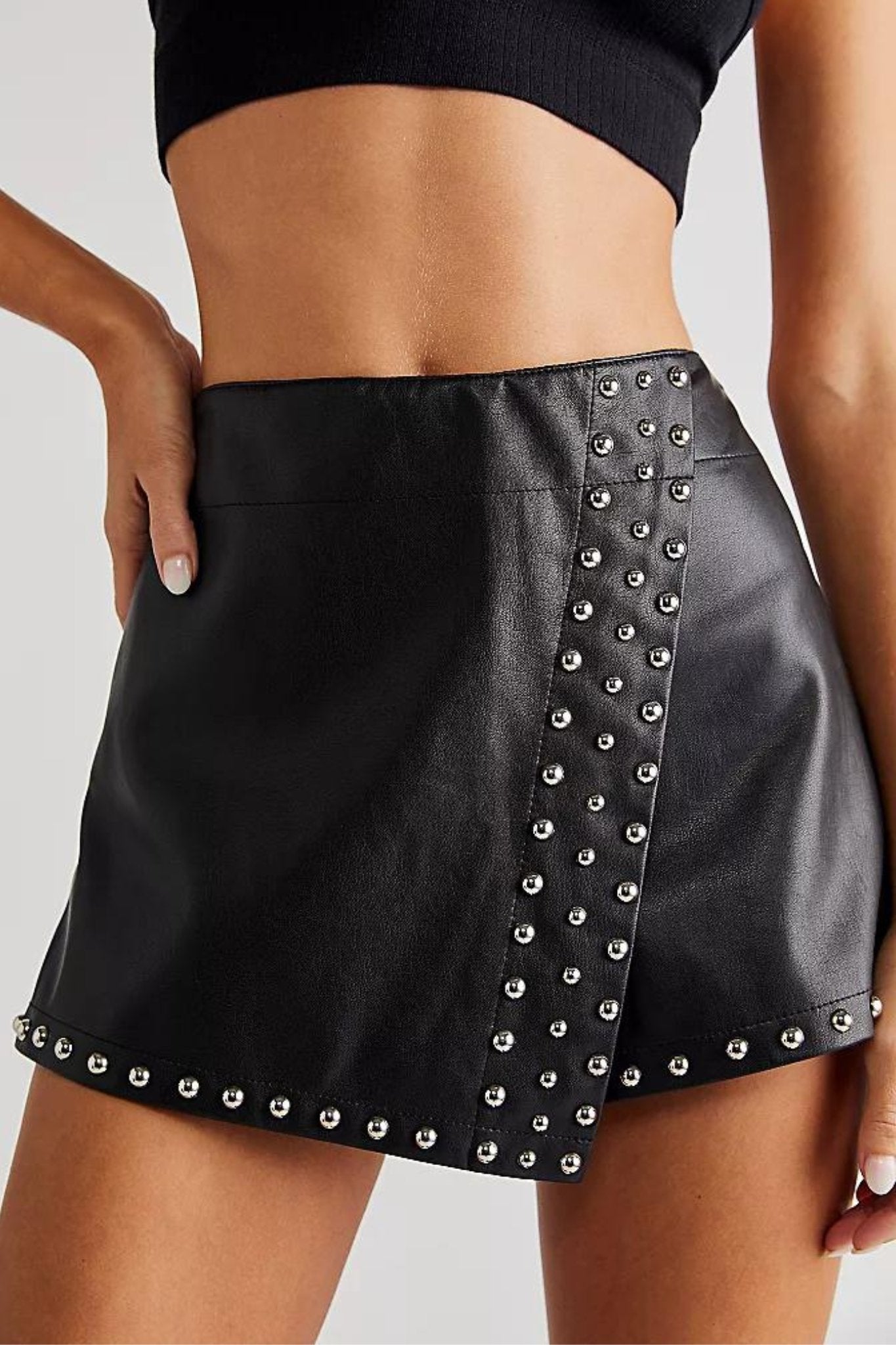 Free People: Studded Emmy Mini skort