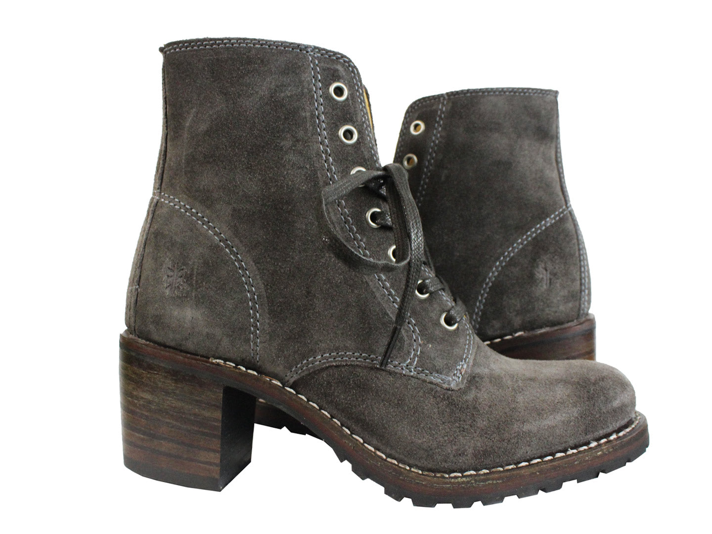 frye sabrina lace up boots