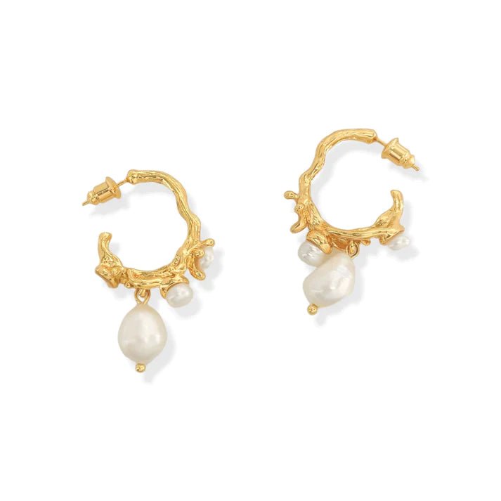 Genuine Pearl Earrings