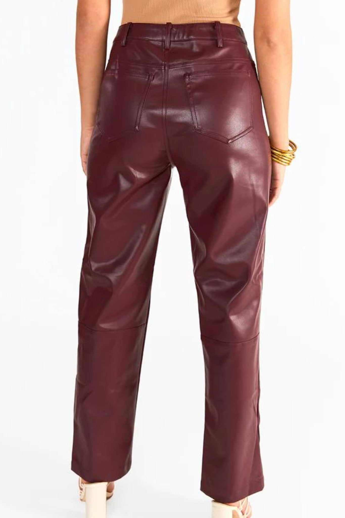 Gomez Vegan Leather Pants