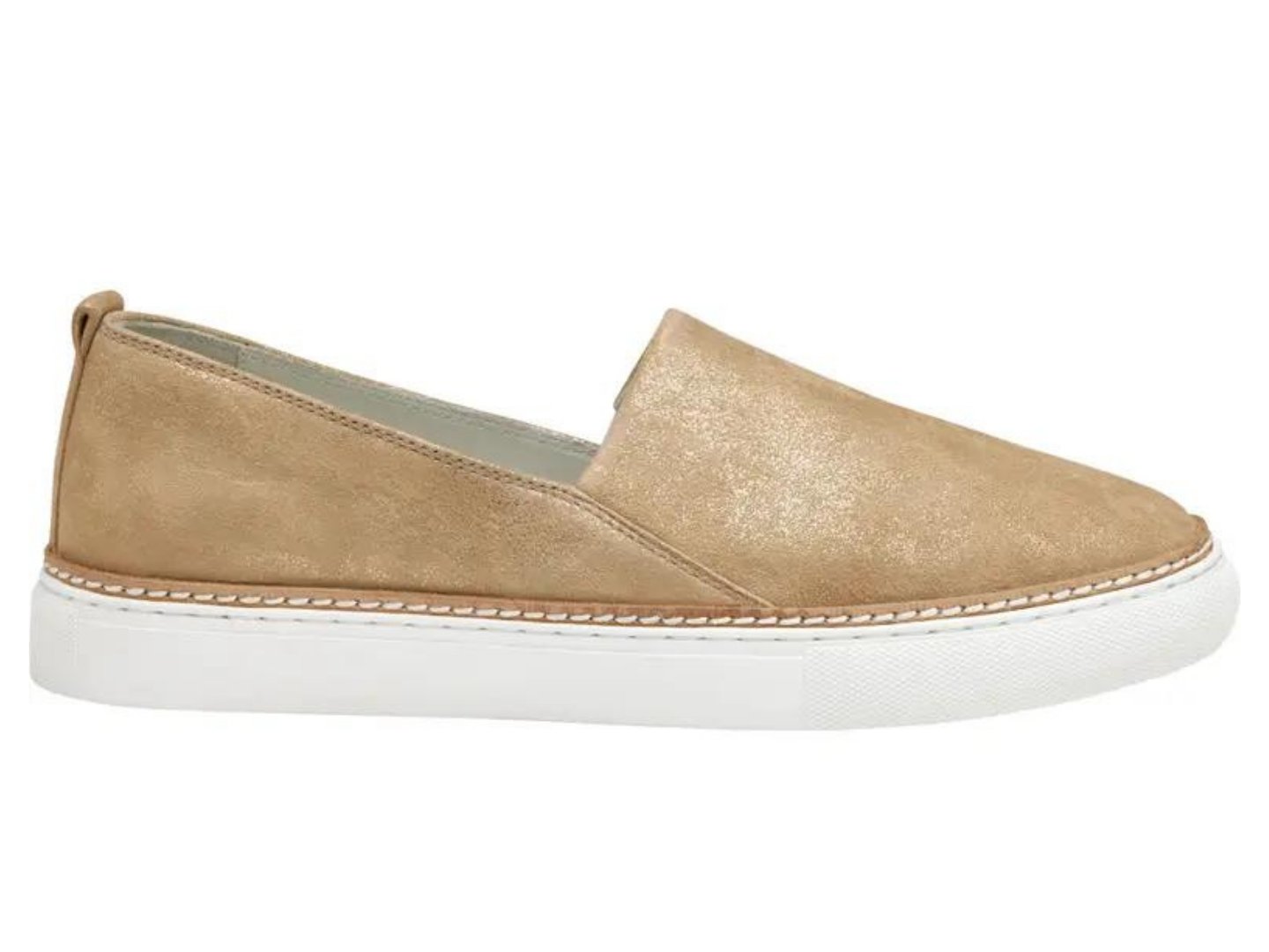 Johnston & Murphy: Callie Slip On in Gold