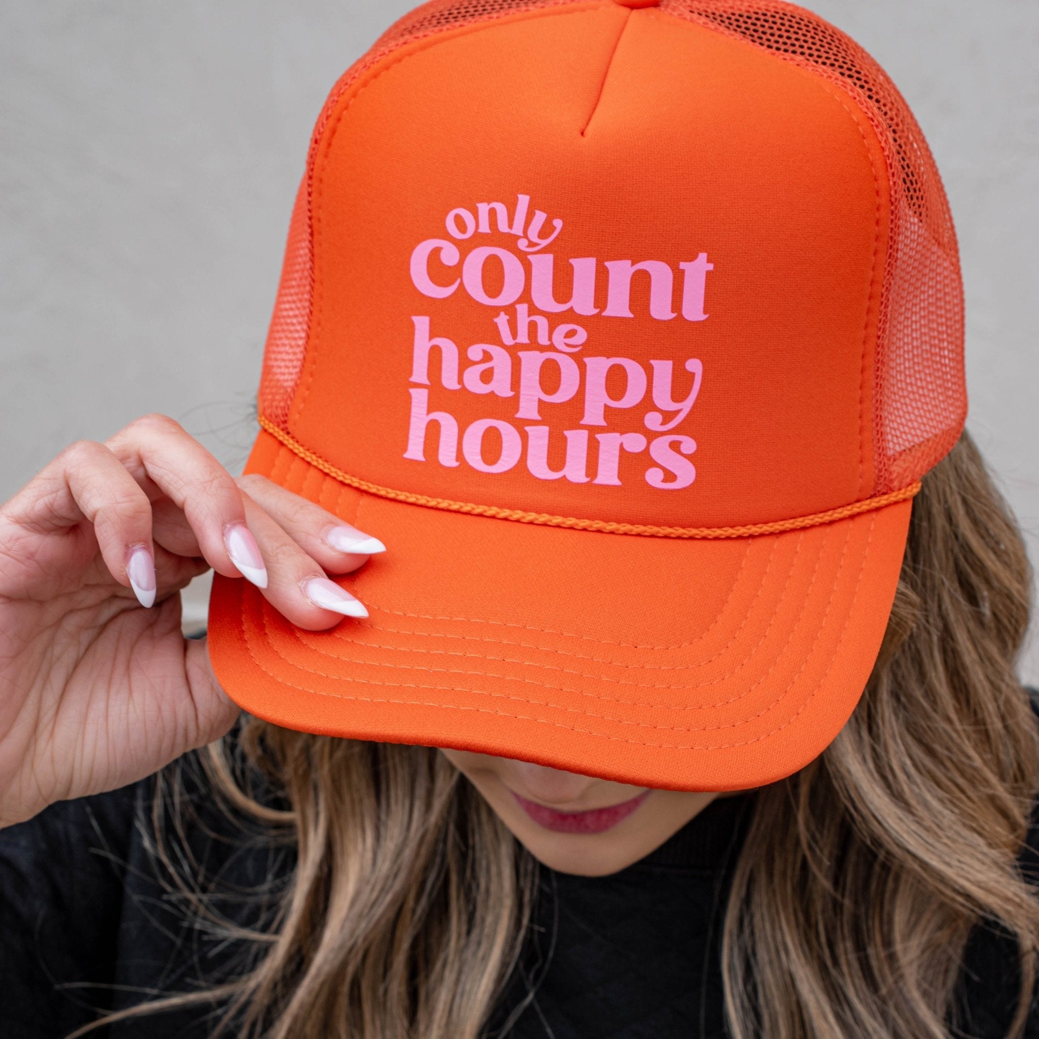 Only Count Happy the Hours Hat