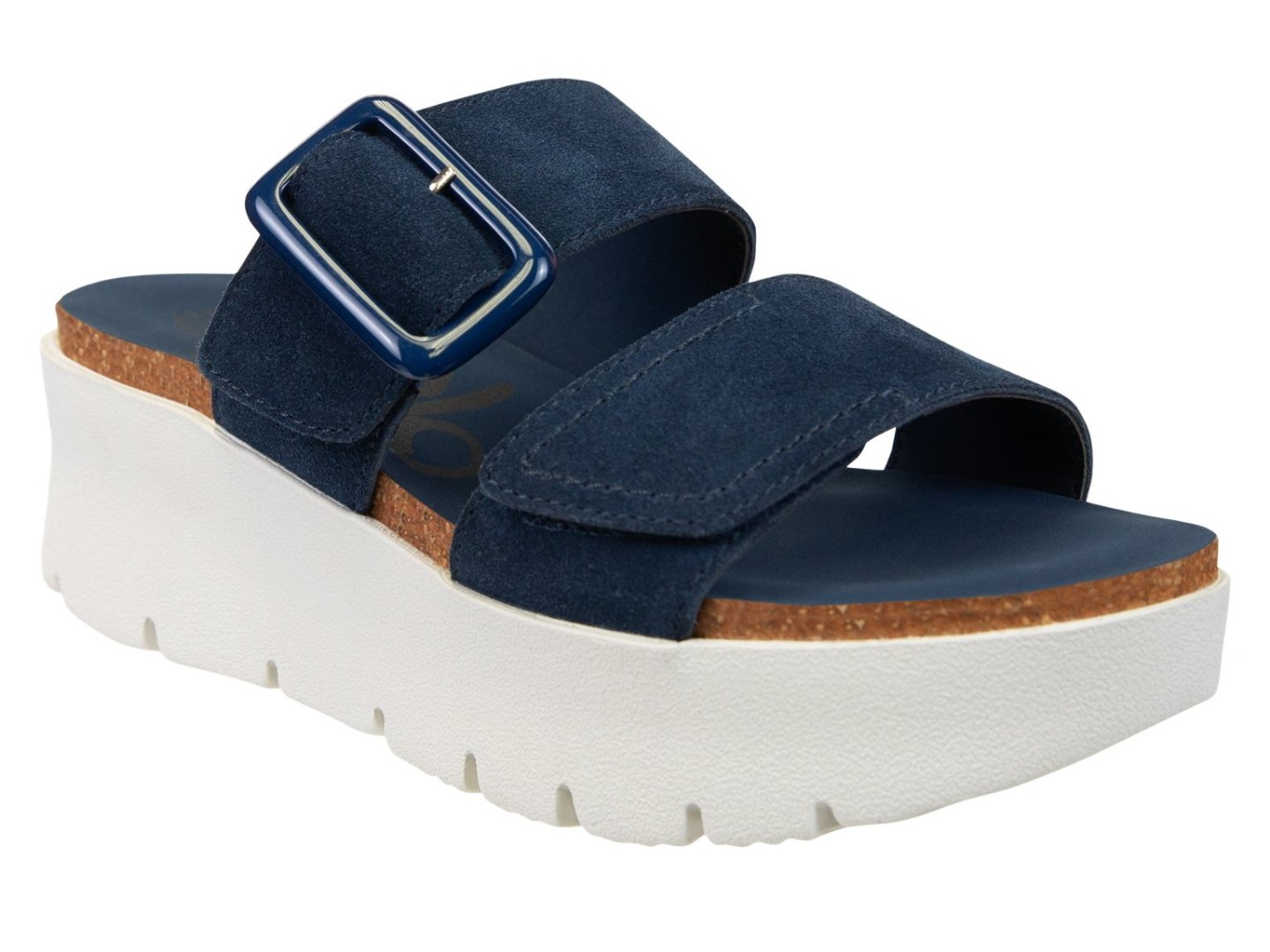 OTBT: CAMEO in NAVY Platform Sandals