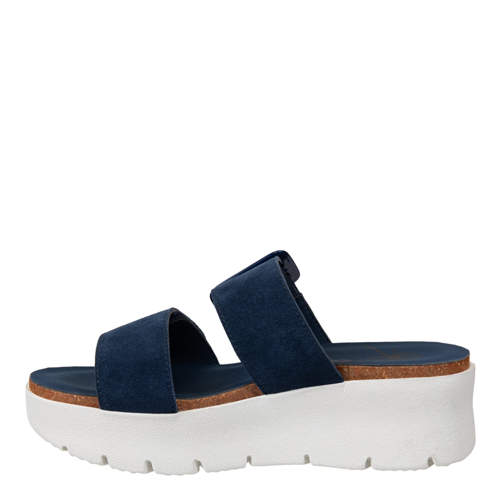 OTBT: CAMEO in NAVY Platform Sandals