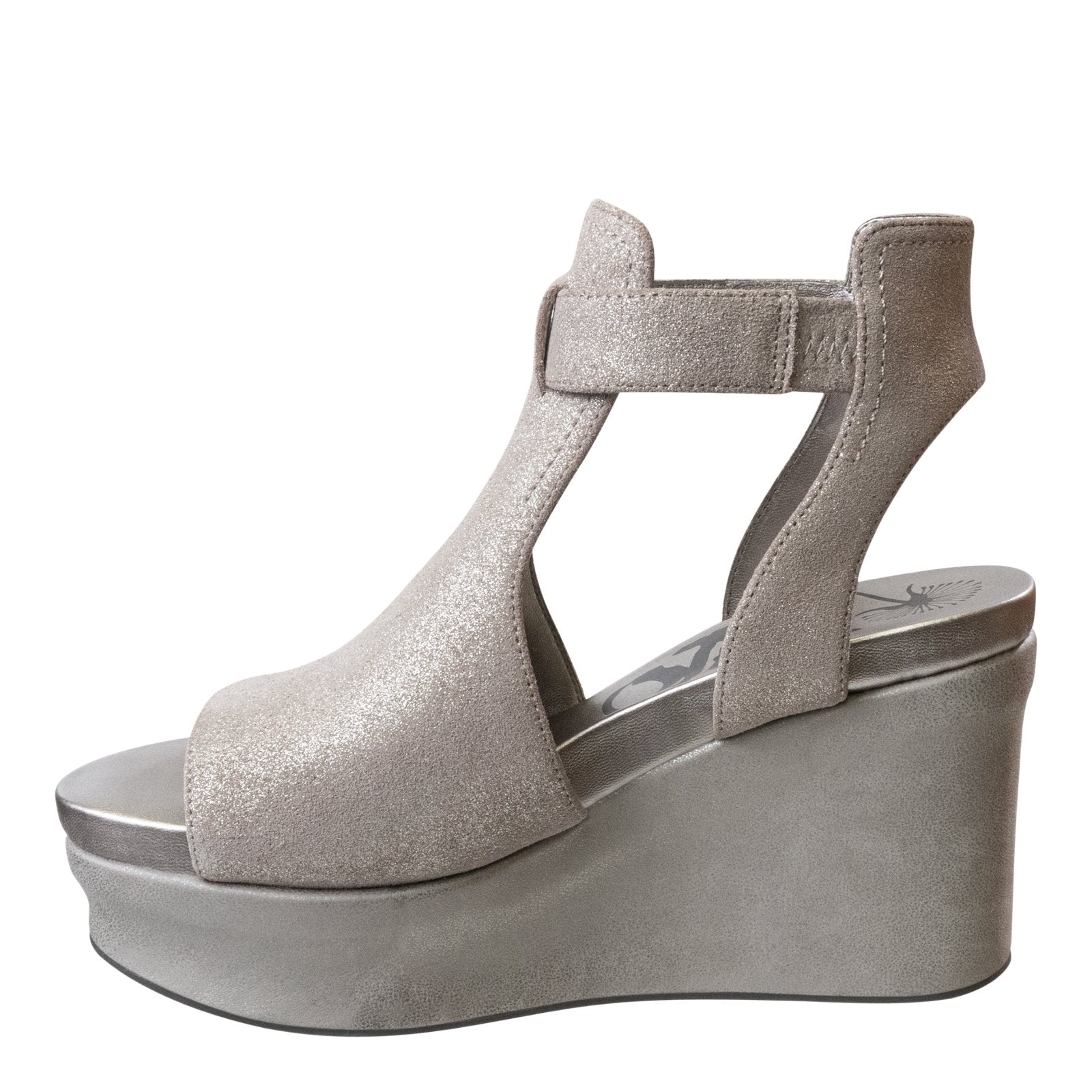 OTBT: MOJO in SILVER Wedge Sandals