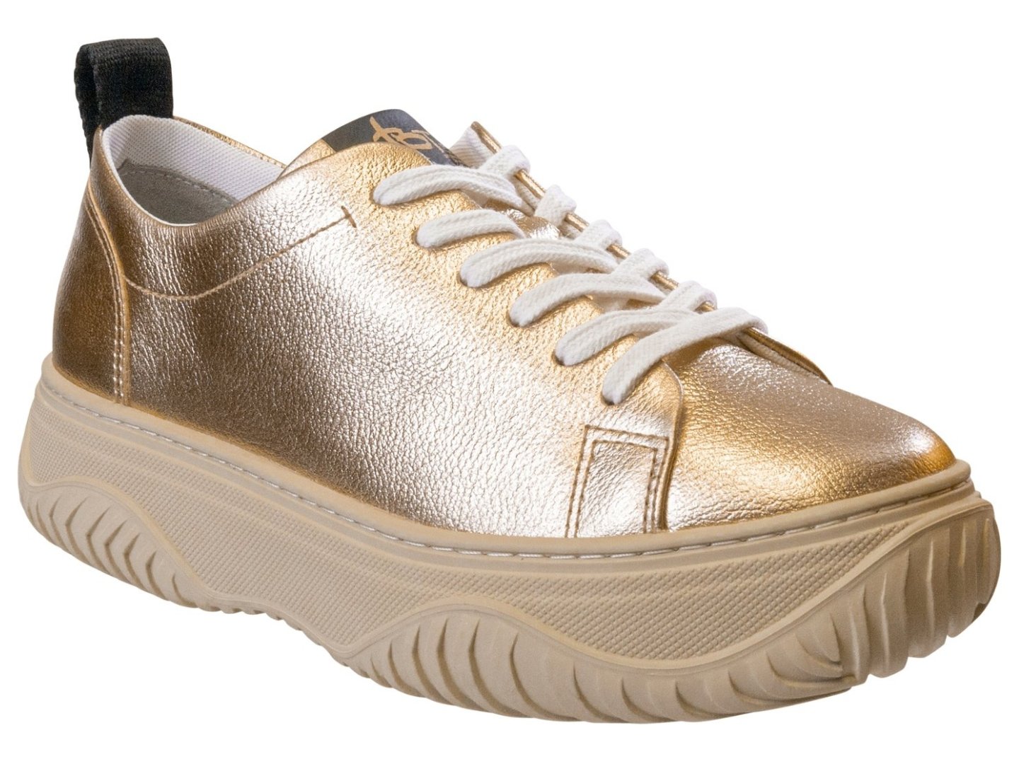 OTBT: PANGEA in GOLD Court Sneakers