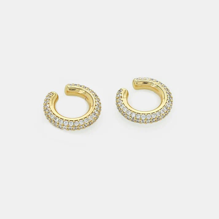 Pave Round Ear Cuff LER005GD