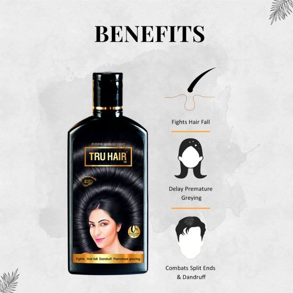 Buy Tru Hair Ayurvedic Hair Oil  Tru Heater 110 ml Online at Best Price   Personal Care