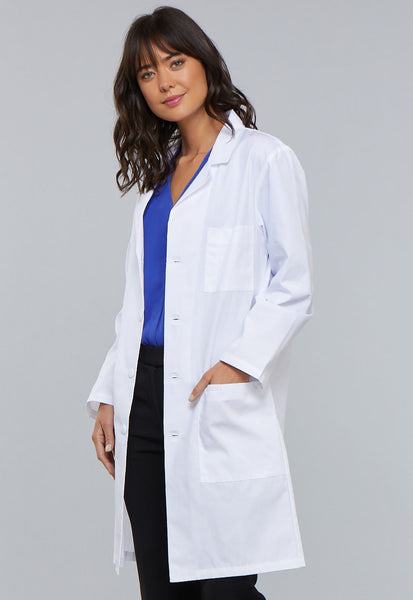 40" Unisex Lab Coat in White