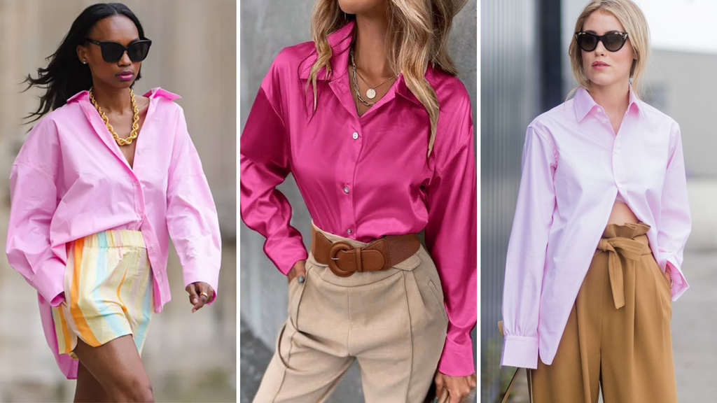 pink shirt outfits