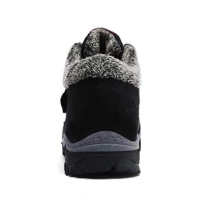 FLEEKCOMFYTM Snowy Villia Leather Ankle Boots – Owlkay