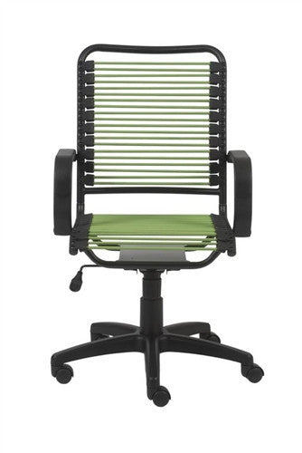 Comfortable Bungee Office Chair With Green Supports Computerdesk Com