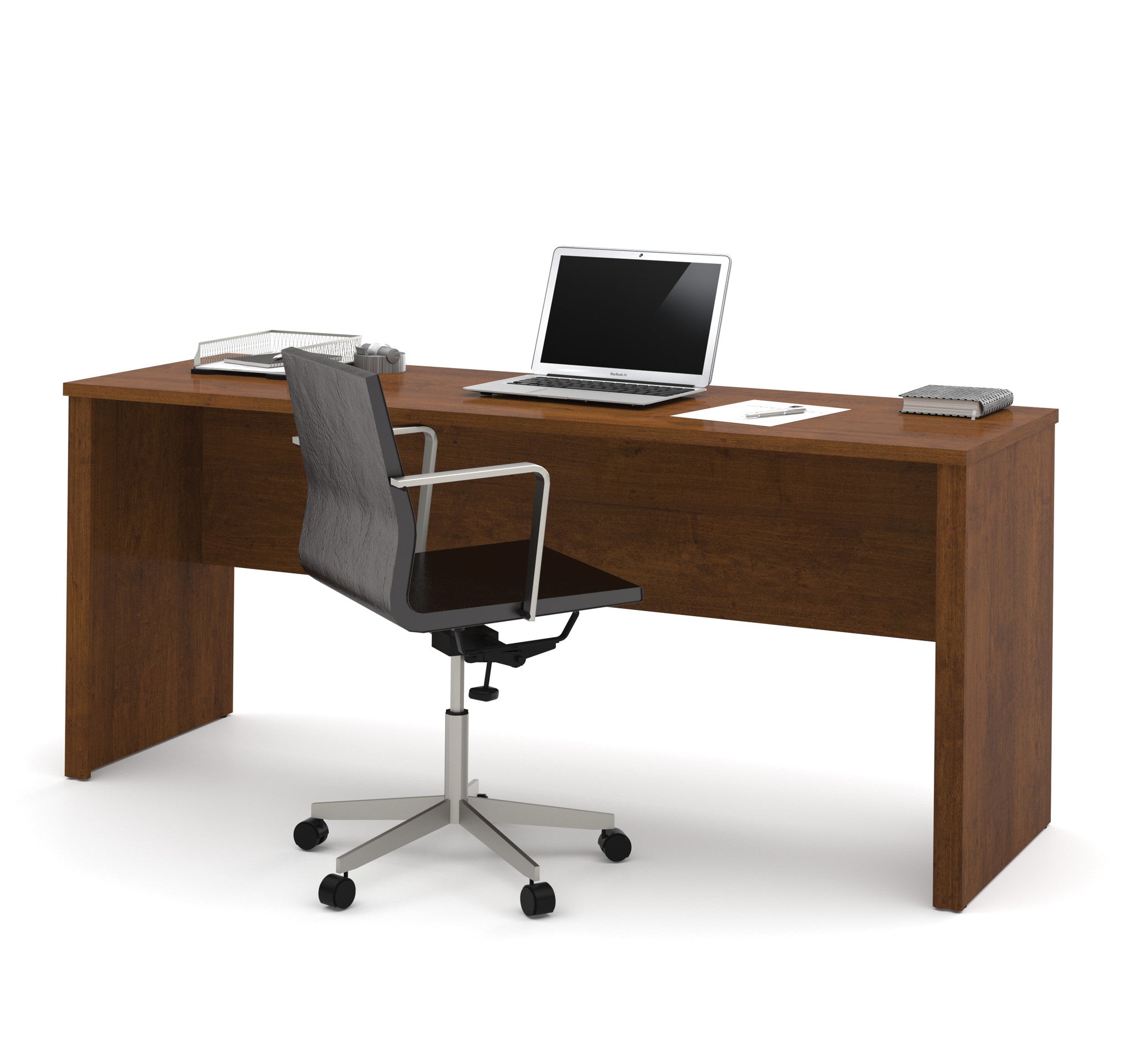 Premium 71 Narrow Office Desk In Tuscany Brown Computerdesk Com