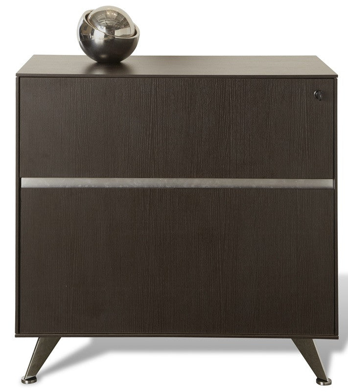 modern 300 collection locking lateral file cabinet in espresso or