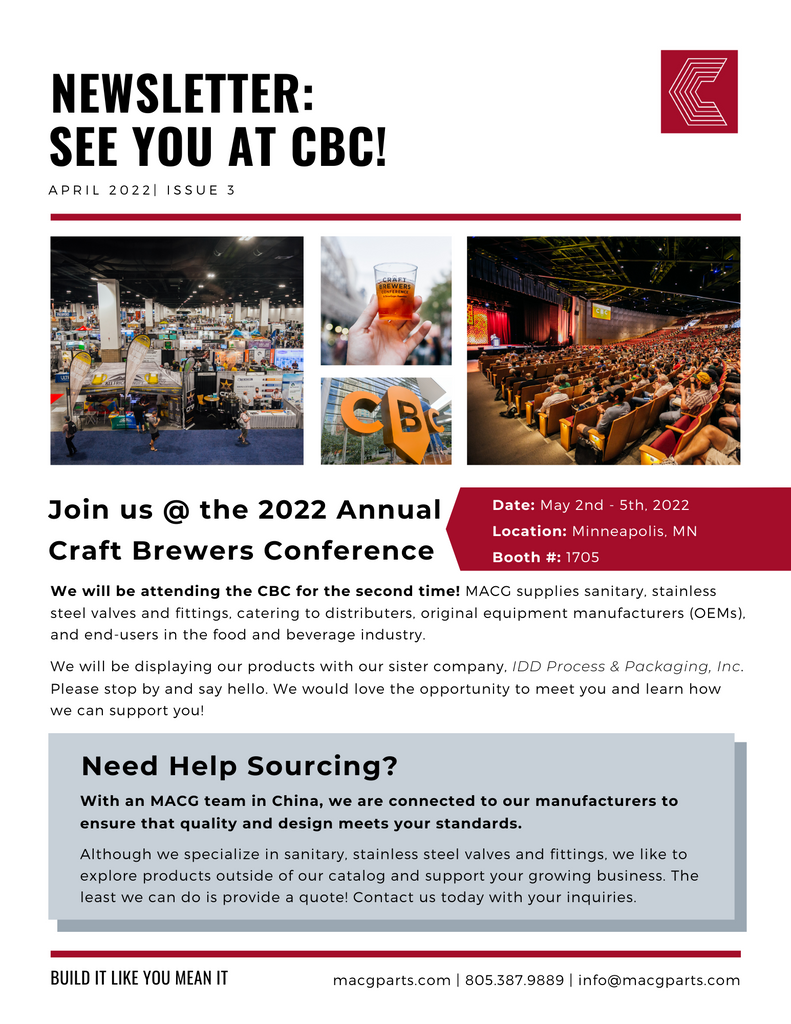 MACG Newsletter Issue 3: See You at CBC 2022