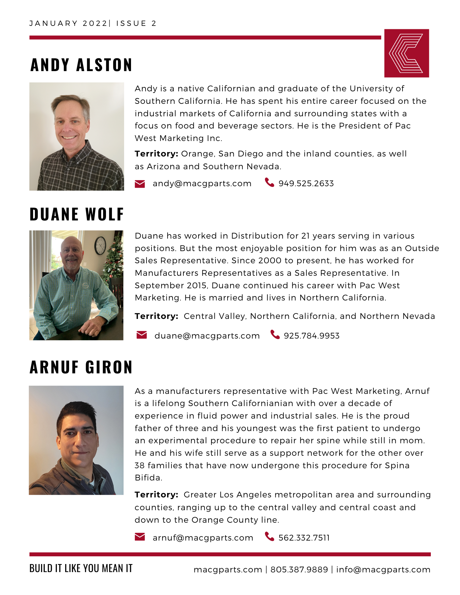 Meet Our Sales Reps Page 3