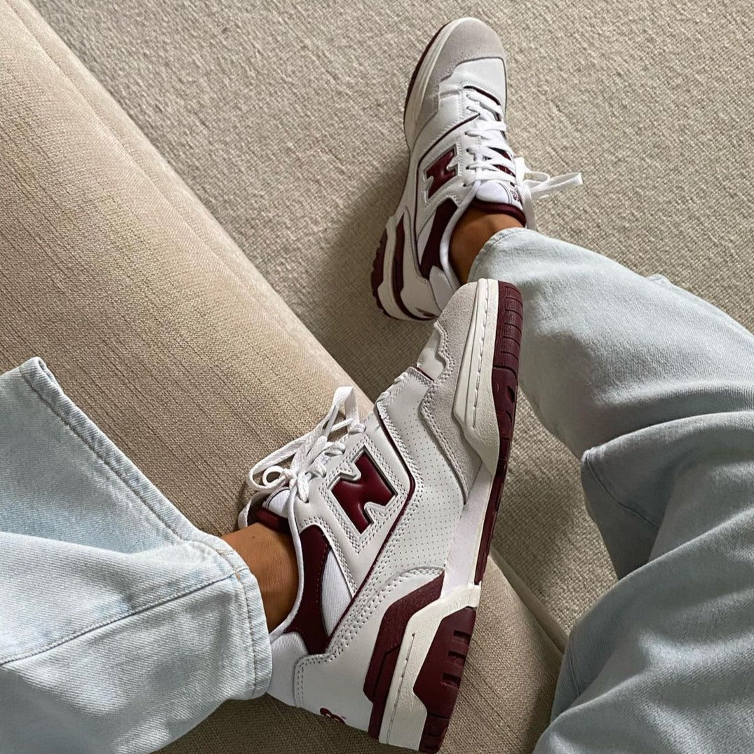 new balance 550 burgundy