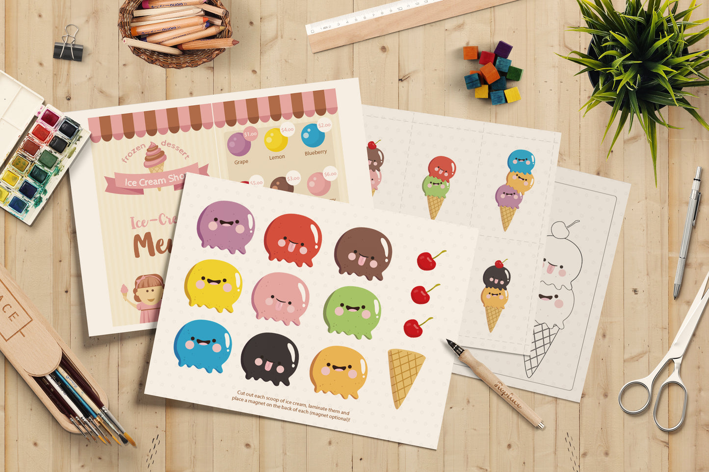 Ice Cream Color Match | Color Learning