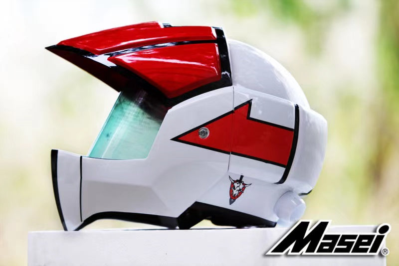 Robotech & Macross Motorcycle Harley Bike HELMET (Red/Yellow/Blue