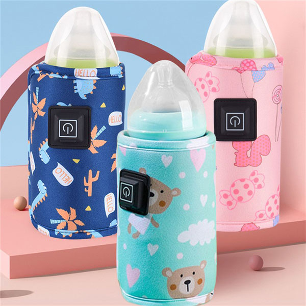 Chauffe-biberon portable USB pour lait maternel de bébé, charge