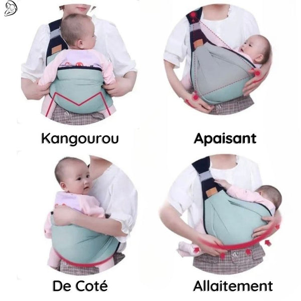 Position portage bébé
